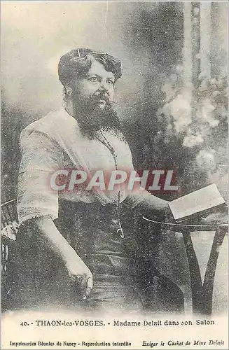 REPRO Thaon les Vosges Madame Dalait dans son Salon