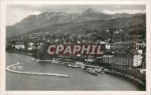 Cartes postales moderne Evian les Bains (Haute Savoie) Le Port L'Hotel Albert Ier