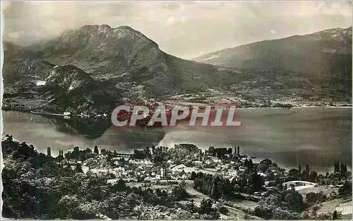 Moderne Karte Lac d'Annecy Talloires et la Presqu'ile de Duigt