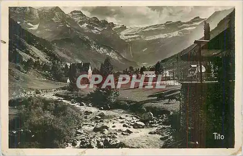 Cartes postales moderne Gavarnie Le Cirque et le Gave