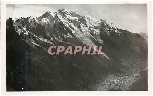 Cartes postales moderne Chamonix (Haute Savoie) alt 1037 m La Vallee de l'Arve et le Mont Blanc