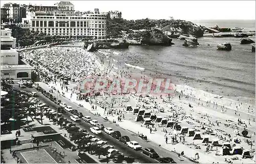 Cartes postales moderne Biarritz La Grande Plage et les deux Casinos