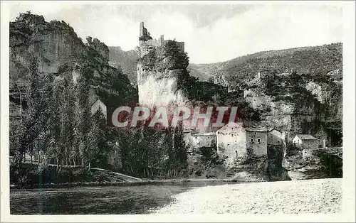 Cartes postales moderne Les Gorges du Tarn Castelbouc Vue d'Ensemble et le Vieux Chateau