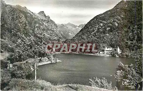 Cartes postales moderne Ax les Thermes La Perle des Pyrenees Alt 718 m LE Lac d'Orgeix et la Dent d'Orlu (2220 m)