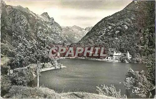Cartes postales moderne Ax les Thermes La Perle des Pyrenees Alt 718 m Le Lac d'Orgeix et la Dent d'Orlu (2220 m)