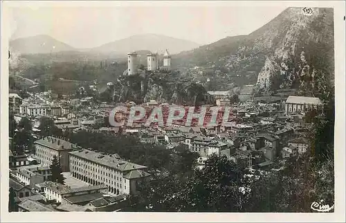 Moderne Karte Foix (Ariege) Vue Generale