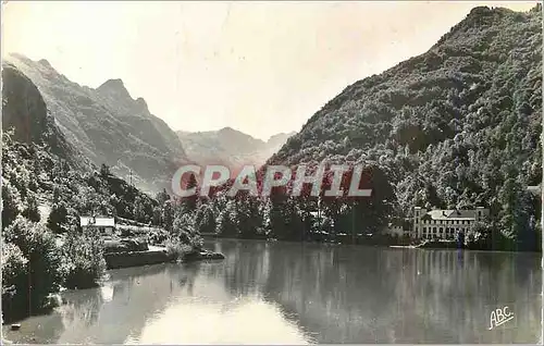 Cartes postales moderne Ax les Thermes La Perle des Pyrenees Alt 718 m Le Lac d'Orgeix et le Dent d'Orlu (2220 m)