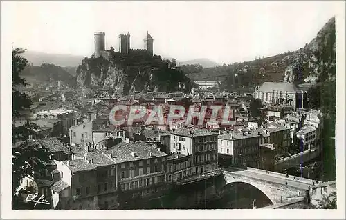 Cartes postales moderne Foix Quartier du Pont l'Eglise et le Chateau