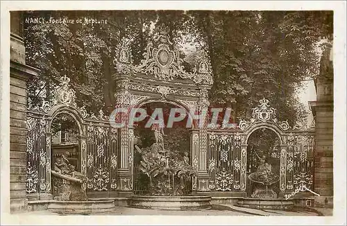 Cartes postales moderne Nancy Fontaine de Neptune