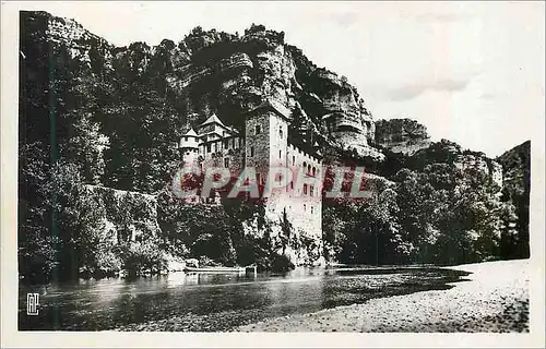 Cartes postales moderne Les Gorges du Tarn et le Chateau de la Caze Manoir du XVe Siecle