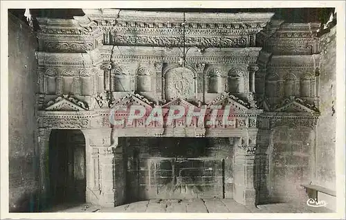 Cartes postales moderne Gordes (Vaucluse) Cheminee Renaissance Salle du Chateau (1541)