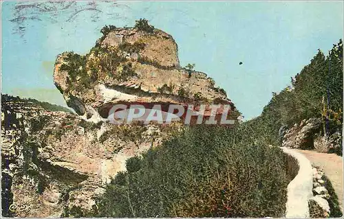 Moderne Karte La Canourgue (Lozere) Rocher du Sabot