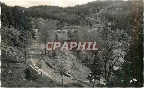 Moderne Karte Auroux (Lozere) alt 950 m Les Promenades d'Auroux