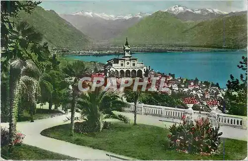 Cartes postales moderne Locarno Visto dal Santuaro Madonna del Sasso