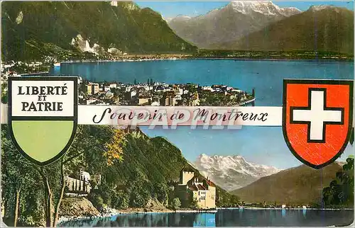 Cartes postales moderne Souvenir de Montreux