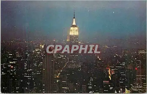 Cartes postales moderne New York City and the Surrounding area for Fifty miles The Observation Roof atop the RCA Buildin