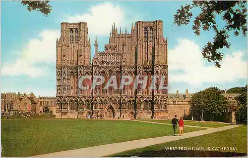 Cartes postales moderne West Front Wells Cathedral