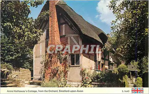 Cartes postales moderne Anne Hathaway's Cottage from the Orchard Stratford Upon Avon