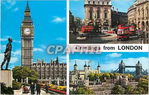 Cartes postales moderne Greetings from London