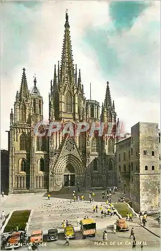 Moderne Karte Barcelona Plaza de la Catedral
