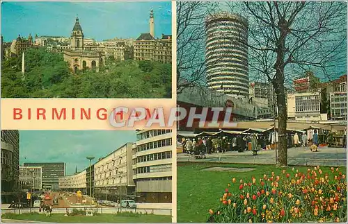 Cartes postales moderne Birmingham Cathedral The Rotunda and Market Smallbrook Highway