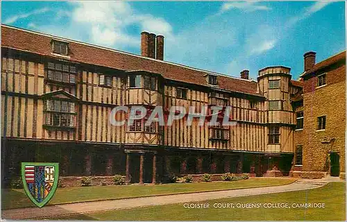 Cartes postales moderne Cloister Court Queens College Cambridge