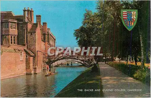 Cartes postales moderne The Back and Queens College Cambridge