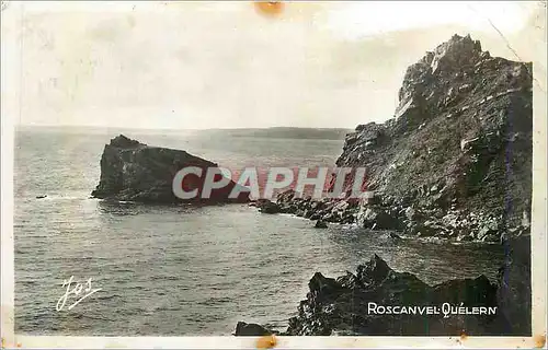 Cartes postales moderne Bretagne Finistere Roscanvel Quelern La Fraternile Belles falaises