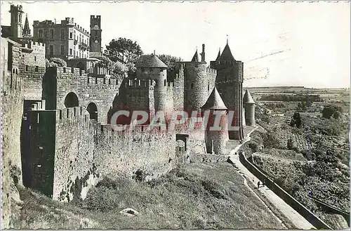 Moderne Karte Carcassonne Ensemble de la Porte d Aude