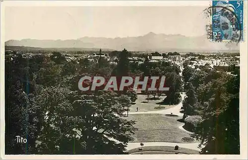 Cartes postales moderne Tarbes Vue generale La Chaine des Pyrenees