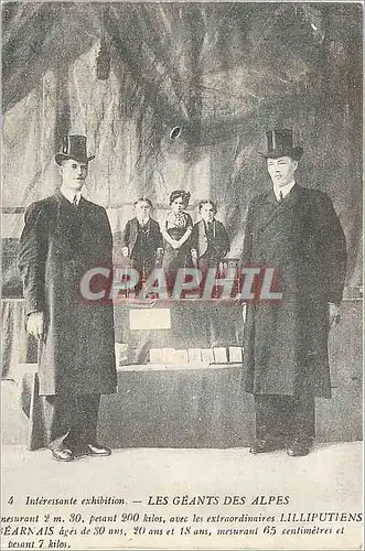 REPRO Les Geants des Alpes Lilliputiens