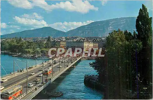 Cartes postales moderne Geneve Le Pont du Mont Blanc