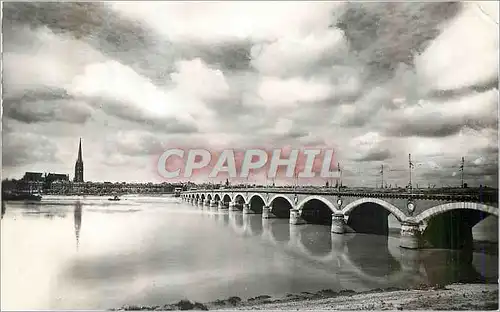 Moderne Karte Bordeaux Le pont de pierre