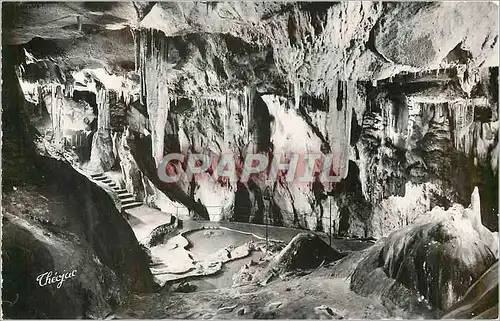 Moderne Karte Grottes de Betharram Salle des Lustres et Bassin des Naiades