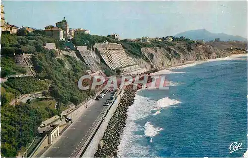 Moderne Karte Biarritz La Cote des Basques