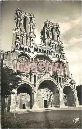 Cartes postales moderne Laon La Facade de la Cathedrale