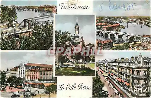 Cartes postales moderne Toulouse La Ville Rose Pont St Pierre et Pont Neuf