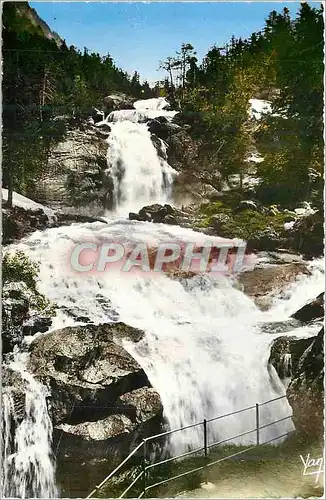 Moderne Karte Cauterets Cascade du Pont d Espagne