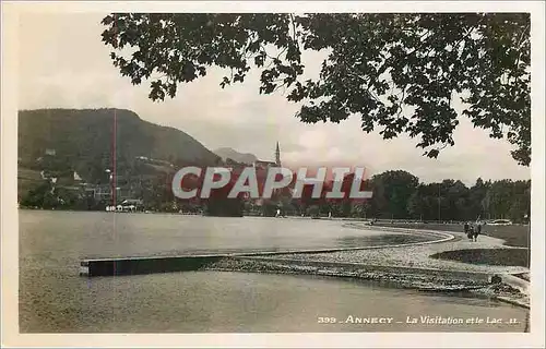 Moderne Karte Annecy La visitation et le lac