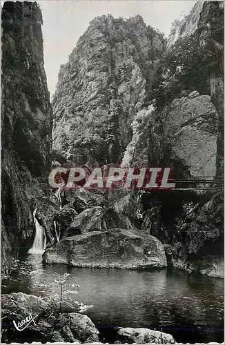 Cartes postales moderne Amelie les Bains Pyrenees Orientales Gorges du Mondony Source Renale