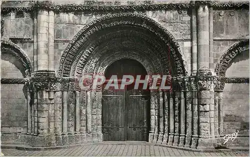 Moderne Karte Saintes Ch Mme Porche principal de l abbaye Dames