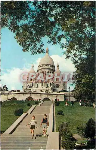 Cartes postales moderne Paris Basilique du Sacre Coeur