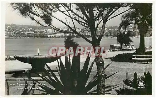 Cartes postales moderne Cannes Vue generale prise de la Croisette