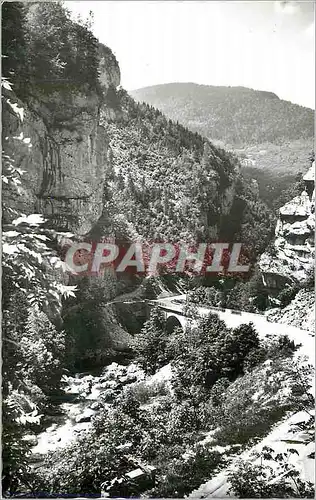 Moderne Karte Route de Villard de Lans a Pont en Royans Les Gorges de la Bourne