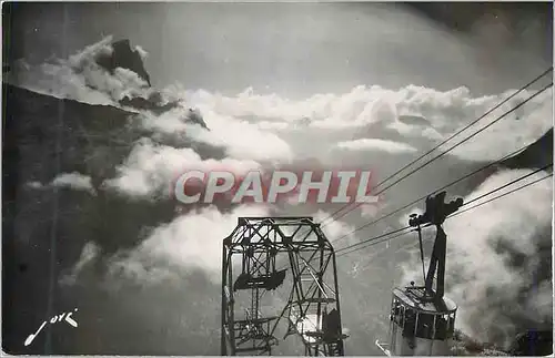 Cartes postales moderne Vallee d Ossau BP Descente du Teleferique d Artouste dans les nuages