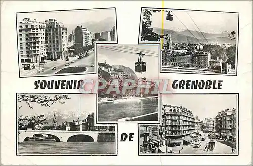 Moderne Karte Souvenir de Grenoble