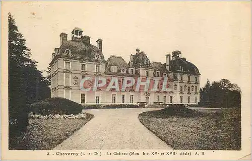 Cartes postales Cheverny L et Ch Le Chateau