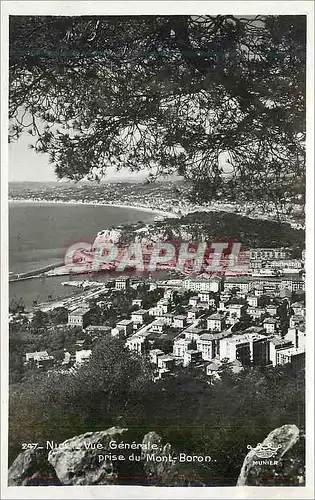 Cartes postales moderne Nice Vue generale prise du Mont Boron