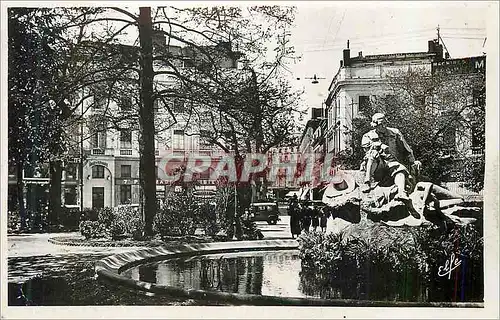 Moderne Karte Toulouse Square Wilson Statue Goudouli