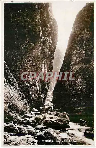 Cartes postales moderne Luchon et environs La Rue d Enfer